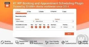 Bookly PRO - Appointment Booking and Scheduling Software System